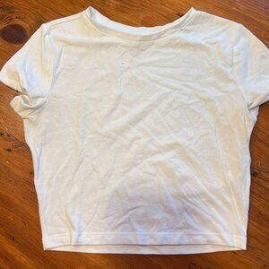 Wild Fable Classic White Cropped Tee Sz M Minimalist Must-Have